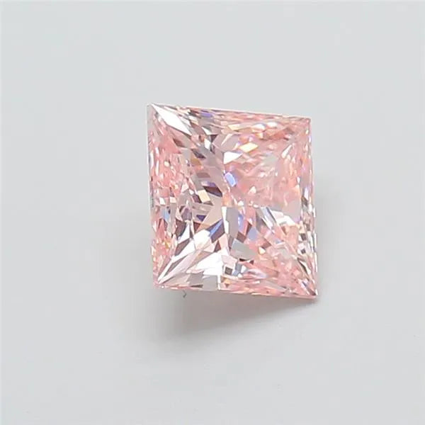 1.07ct Princess Lab Grown Diamond (Colour Fancy Intense Pink, Clarity VS2, IGI Certified)