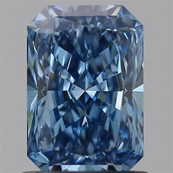 1.07ct Radiant Lab Grown Diamond (Colour Fancy Vivid Blue, Clarity VVS2, IGI Certified)