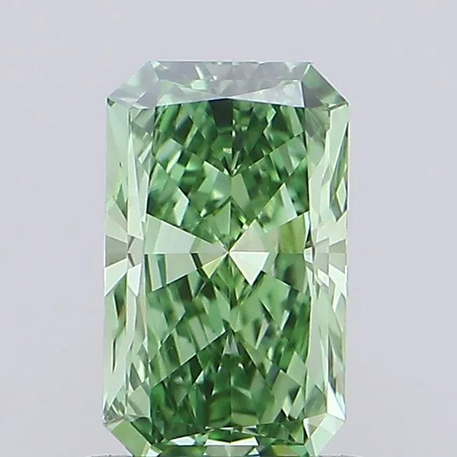 1.07ct Radiant Lab Grown Diamond (Colour Fancy Vivid Green, Clarity VVS2, IGI Certified)