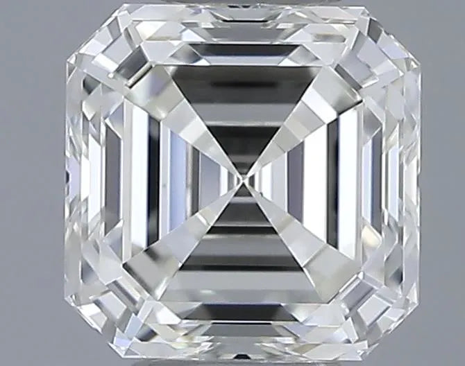 1.08ct Asscher Natural Diamond (Colour H, Clarity VS1, Cut VG, IGI Certified)