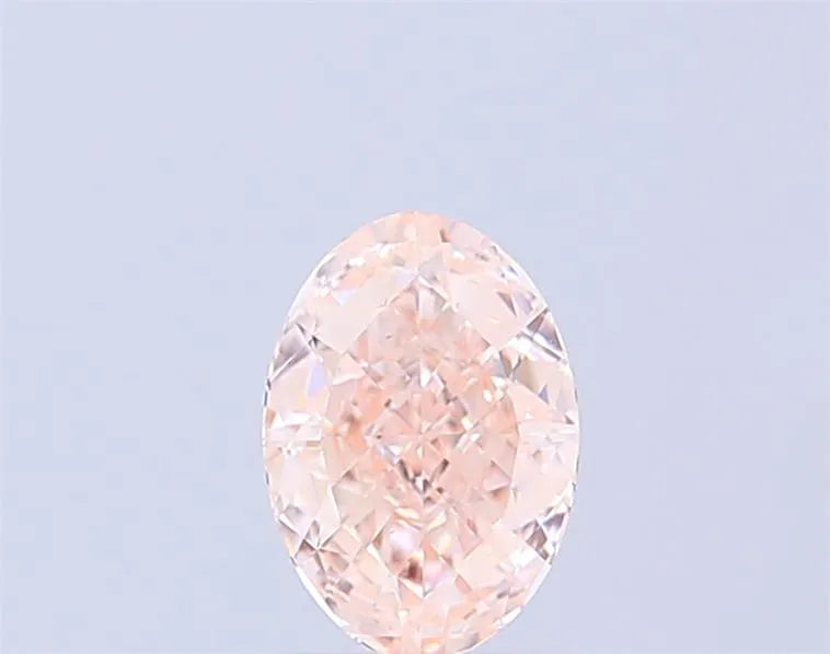 1.08ct Oval Lab Grown Diamond (Colour Fancy Brownish Pink, Clarity VS1, IGI Certified)