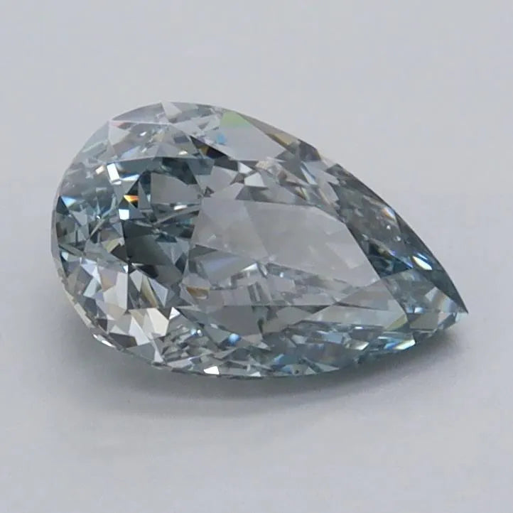 1.08ct Pear Lab Grown Diamond (Colour Fancy Gray Blue, Clarity VVS1, IGI Certified)