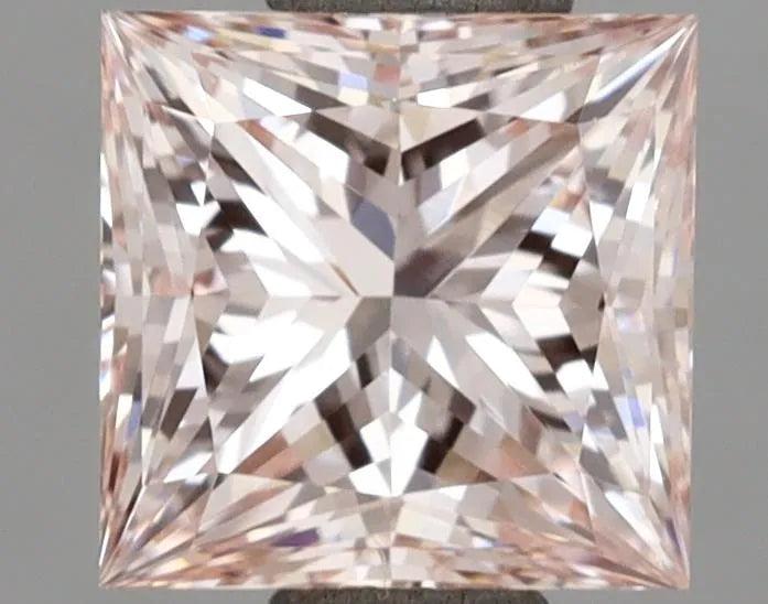 1.08ct Princess Lab Grown Diamond (Colour Fancy Pink, Clarity VVS2, IGI Certified)
