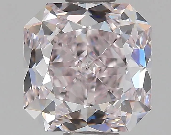 1.08ct Radiant Natural Diamond (Colour Very Light Pink, Clarity IF, GIA Certified)