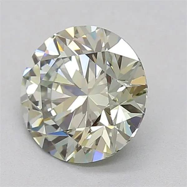 1.08ct Round Lab Grown Diamond (Colour Fancy Light Green, Clarity VVS2, Cut ID, IGI Certified)