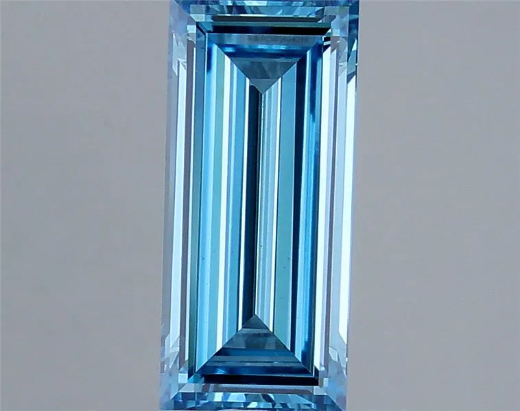 1.09ct Baguette Lab Grown Diamond (Colour Fancy Vivid Blue, Clarity VS1, IGI Certified)