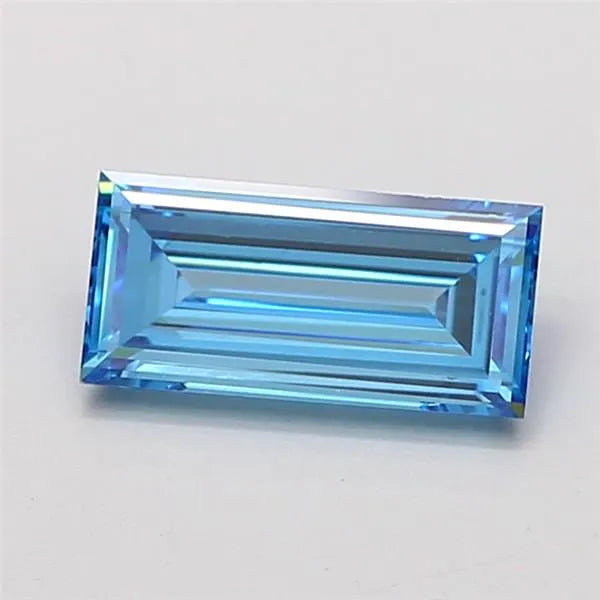 1.09ct Baguette Lab Grown Diamond (Colour Fancy Vivid Blue, Clarity VVS2, IGI Certified)