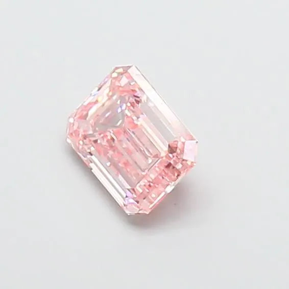 1.09ct Emerald Lab Grown Diamond (Colour Fancy Intense Pink, Clarity VVS2, IGI Certified)