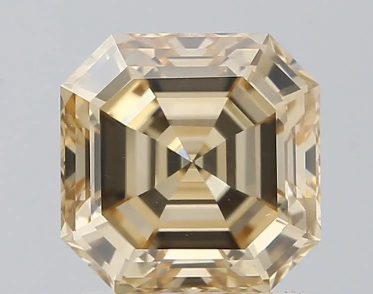 1.09ct Emerald Natural Diamond (Colour Fancy Brown, Clarity VS2, GIA Certified)