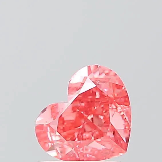 1.09ct Heart Lab Grown Diamond (Colour Fancy Vivid Pink, Clarity VVS2, IGI Certified)