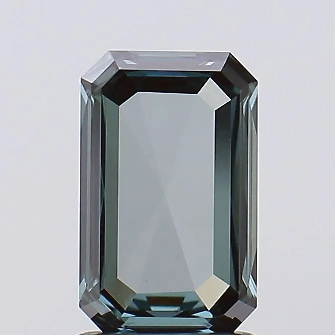 1.09ct Radiant Lab Grown Diamond (Colour Fancy Intense Blueish Green, Clarity VVS2, IGI Certified)
