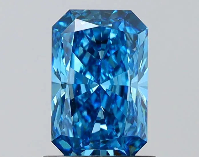 1.09ct Radiant Lab Grown Diamond (Colour Fancy Vivid Blue, Clarity VS1, IGI Certified)