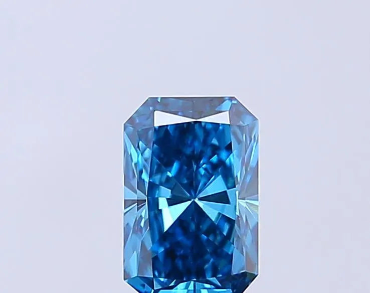 1.09ct Radiant Lab Grown Diamond (Colour Fancy Vivid Blue, Clarity VVS2, IGI Certified)