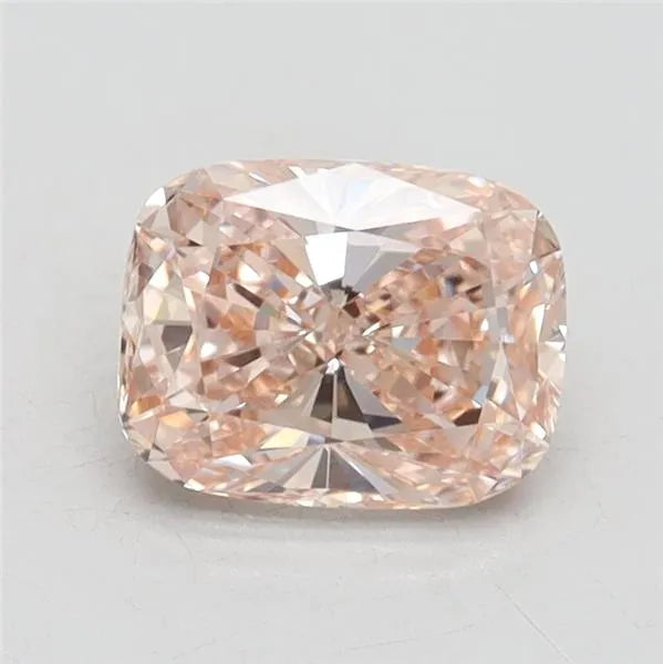 1.10ct Cushion brilliant Lab Grown Diamond (Colour Light Pinkish Brown, Clarity VS1, IGI Certified)