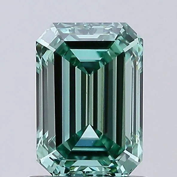 1.10ct Emerald Lab Grown Diamond (Colour Fancy Intense Green, Clarity VVS2, Uncertified)
