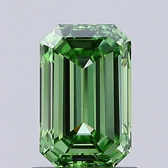 1.10ct Emerald Lab Grown Diamond (Colour Fancy Vivid Green, Clarity VVS2, Uncertified)