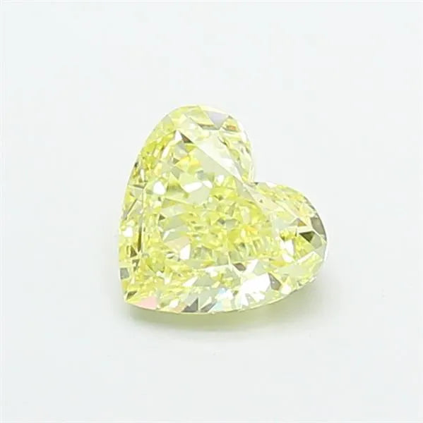 1.10ct Heart Lab Grown Diamond (Colour Fancy Yellow, Clarity VVS2, IGI Certified)