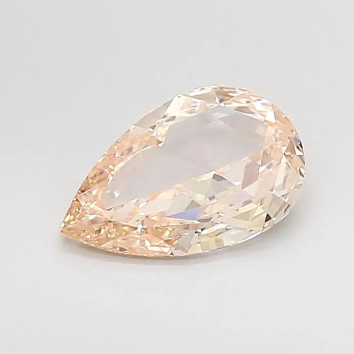 1.10ct Pear Lab Grown Diamond (Colour Very Light Brown, Clarity VVS2, IGI Certified)