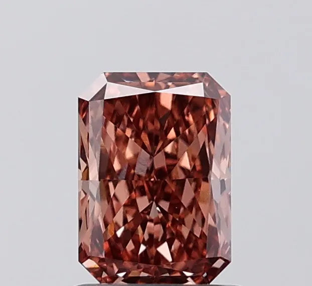 1.10ct Radiant Lab Grown Diamond (Colour Fancy Brown, Clarity VVS2, IGI Certified)
