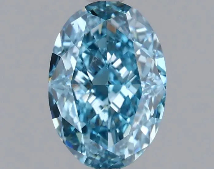 1.11ct Oval Lab Grown Diamond (Colour Blue, Clarity VS1, Cut VG, Uncertified)