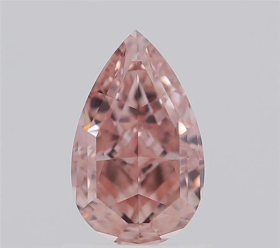 1.11ct Pear Natural Diamond (Colour Fancy Pink, Clarity VS1, GIA Certified)