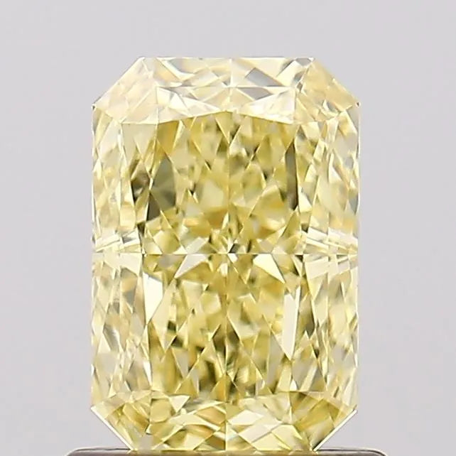 1.11ct Radiant Lab Grown Diamond (Colour Fancy Intense Yellow, Clarity VVS2, IGI Certified)