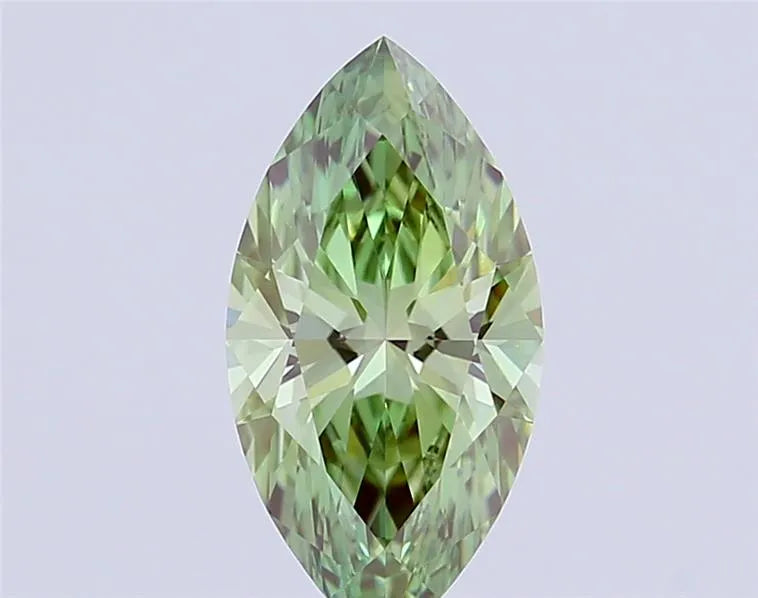 1.12ct Marquise Lab Grown Diamond (Colour Fancy Vivid Green, Clarity VVS2, IGI Certified)