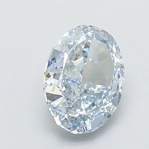 1.12ct Oval Lab Grown Diamond (Colour Fancy Intense Blue, Clarity VVS1, IGI Certified)