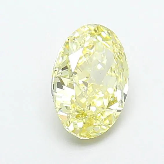 1.12ct Oval Lab Grown Diamond (Colour Fancy Light Yellow, Clarity VS1, IGI Certified)