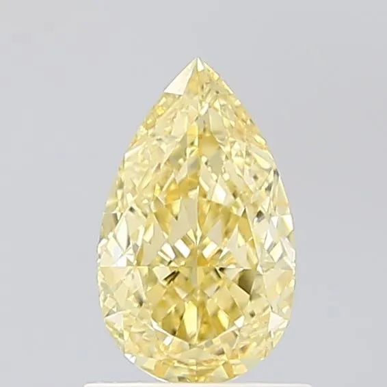 1.12ct Pear Lab Grown Diamond (Colour Fancy Yellow, Clarity VVS2, IGI Certified)