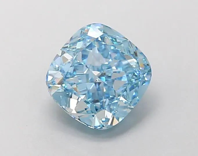 1.14ct Cushion modified Lab Grown Diamond (Colour Fancy Intense Blue, Clarity VVS2, IGI Certified)