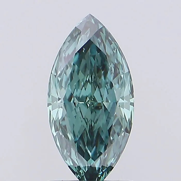 1.14ct Marquise Lab Grown Diamond (Colour Fancy Vivid Green, Clarity VVS2, IGI Certified)