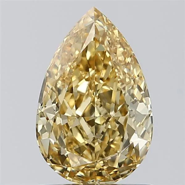 1.14ct Pear Lab Grown Diamond (Colour Fancy Intense Yellow, Clarity VVS2, IGI Certified)