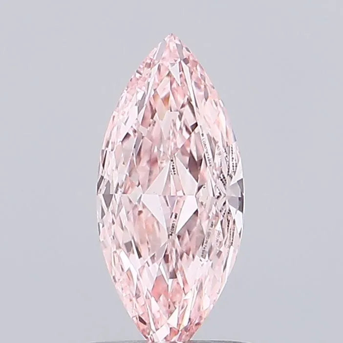 1.15ct Marquise Lab Grown Diamond (Colour Fancy Vivid Pink, Clarity VVS2, IGI Certified)