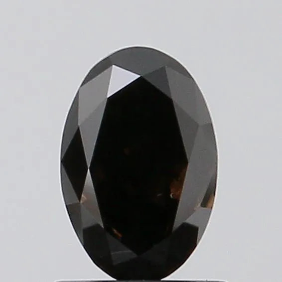 1.15ct Oval Lab Grown Diamond (Colour Fancy Deep Black, Clarity VS2, Uncertified)