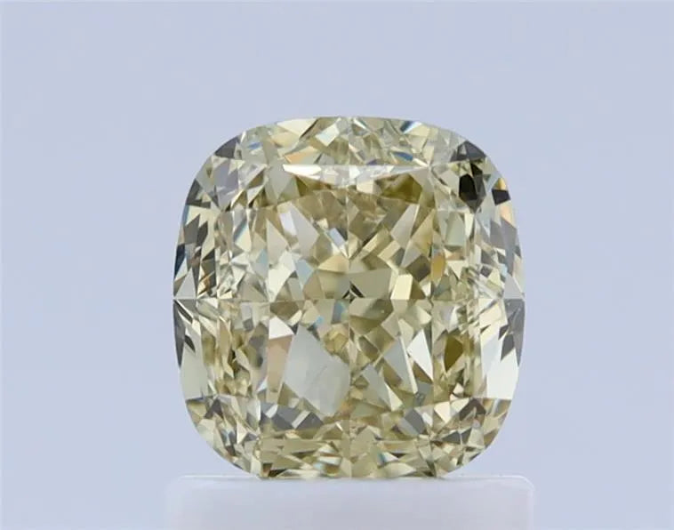 1.16ct Cushion brilliant Natural Diamond (Colour Fancy Yellow, Clarity VVS2, GIA Certified)
