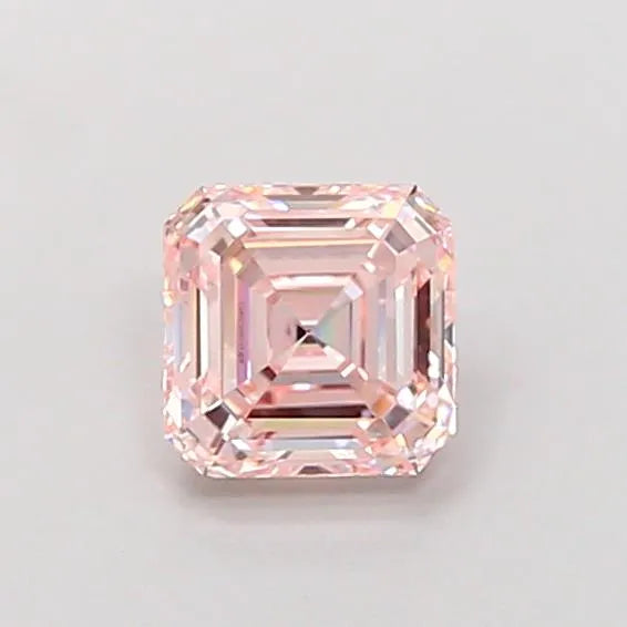 1.18ct Asscher Lab Grown Diamond (Colour Fancy Pink, Clarity VVS2, IGI Certified)