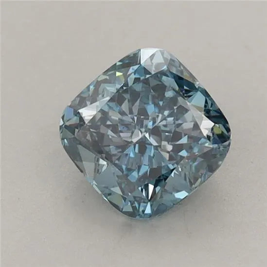 1.18ct Cushion modified Lab Grown Diamond (Colour Fancy Vivid Blue, Clarity VS1, IGI Certified)