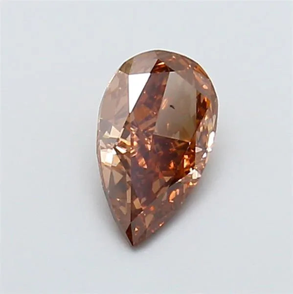 1.18ct Pear Lab Grown Diamond (Colour Fancy Brown, Clarity VS2, IGI Certified)