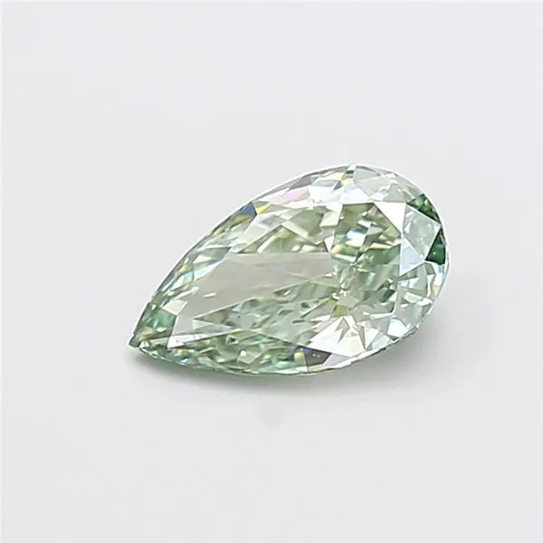 1.18ct Pear Lab Grown Diamond (Colour Fancy Vivid Green, Clarity VVS2, IGI Certified)