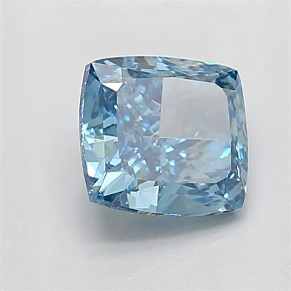1.20ct Cushion modified Lab Grown Diamond (Colour Fancy Vivid Blue, Clarity VVS2, IGI Certified)