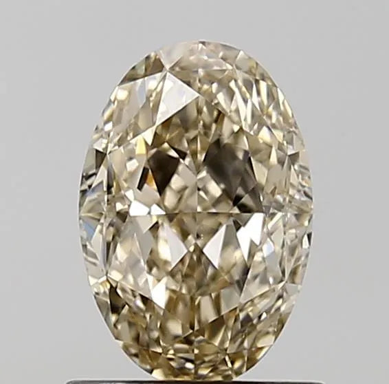1.20ct Oval Natural Diamond (Colour Fancy Light, Clarity SI1, GIA Certified)