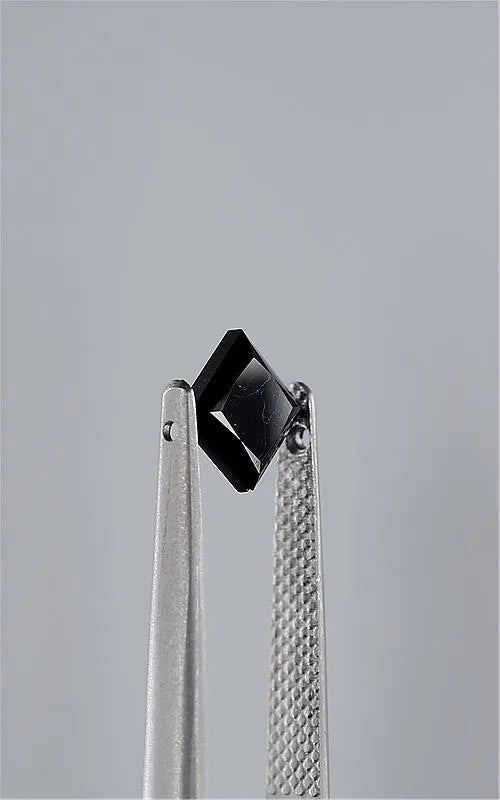 1.20ct Princess Natural Diamond (Colour Fancy Black, Clarity VVS2, Cut EX, GIA Certified)