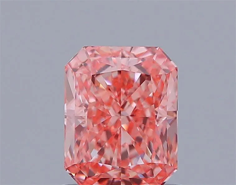 1.20ct Radiant Lab Grown Diamond (Colour Fancy Intense Orangey Pink, Clarity VVS2, IGI Certified)
