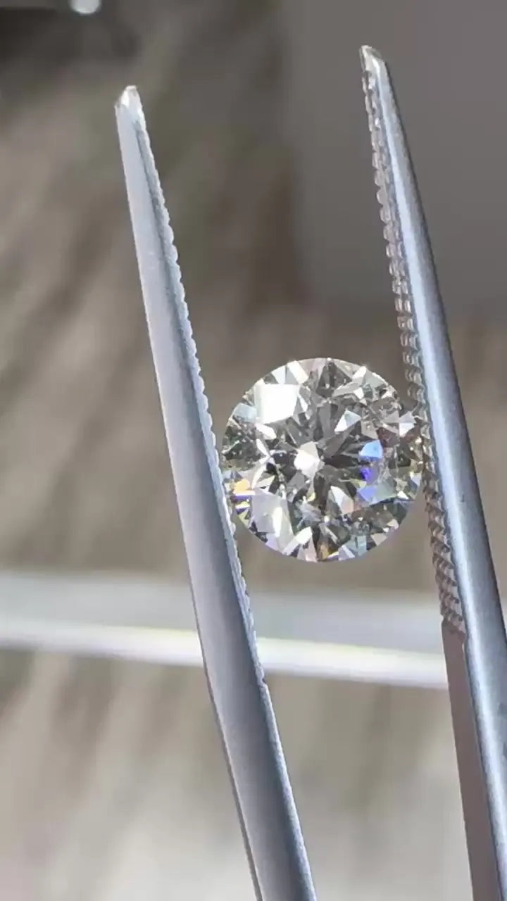 1.20ct Round Natural Diamond (Colour I, Clarity SI1, Cut ID, EGL Certified)