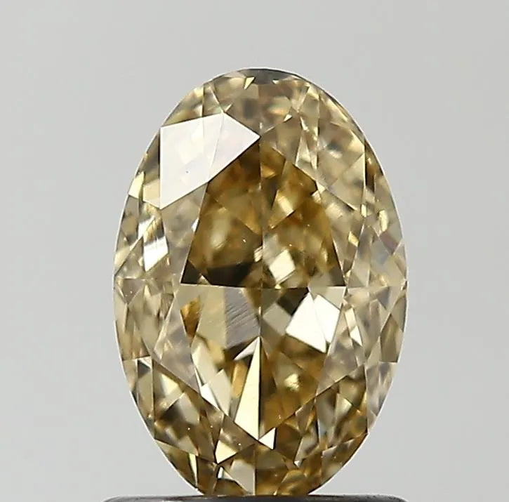 1.21ct Oval Natural Diamond (Colour Fancy, Clarity VS2, GIA Certified)