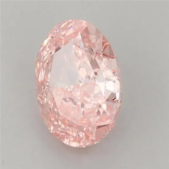 1.22ct Oval Lab Grown Diamond (Colour Fancy Vivid Pink, Clarity VVS2, IGI Certified)