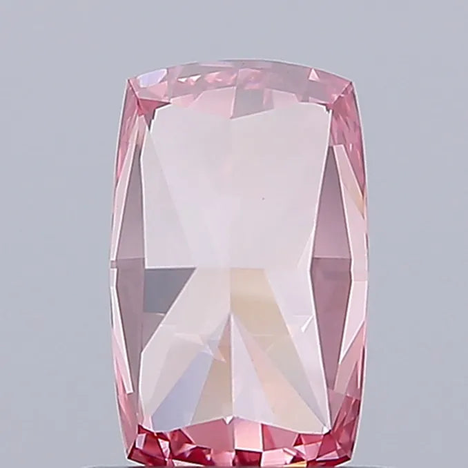 1.23ct Cushion modified Lab Grown Diamond (Colour Fancy Vivid Pink, Clarity VS1, IGI Certified)