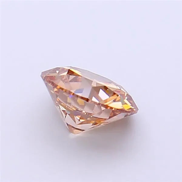 1.24ct European cut Lab Grown Diamond (Colour Fancy Light Brown, Clarity VS1, IGI Certified)