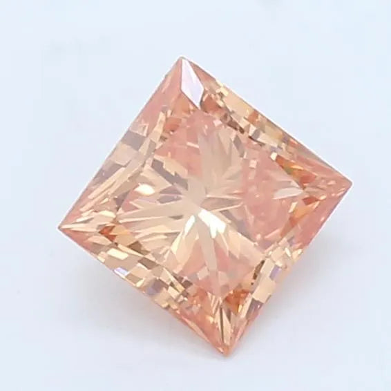 1.26ct Princess Lab Grown Diamond (Colour Fancy Pink, Clarity VVS2, Uncertified)
